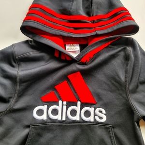 Black & Red Adidas pullover. Like New Condition